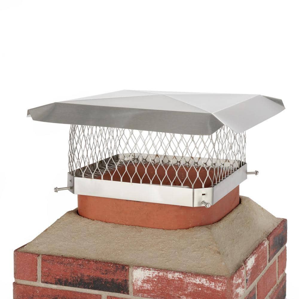 13" x 13" Stainless Steel Mesh Chimney Cap