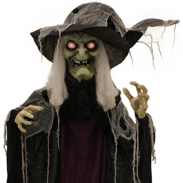 Party City Haunting Harriet Life Size shops Animatronic Pop Up Witch Halloween Prop