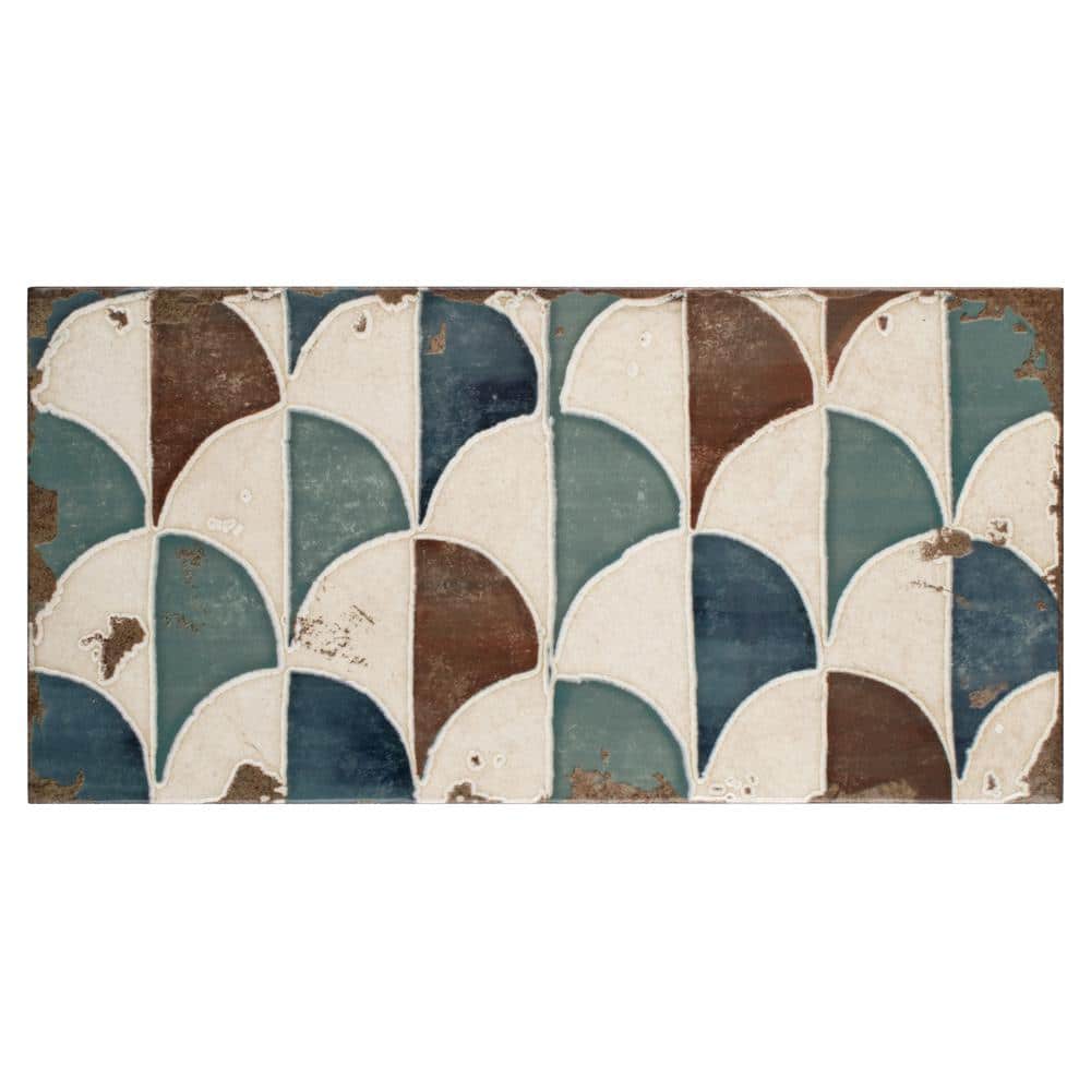 Essenza Gondola 6 in. x 11-4/5 in. Ceramic Wall Take Home Tile Sample price history on PriceWatchPro