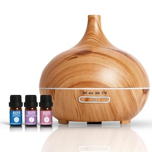 Luxe Alpine Ultrasonic Diffuser Bundle (3x 5 mL Oil: Sweet Dreams, Lavender Lemongrass, Rose)