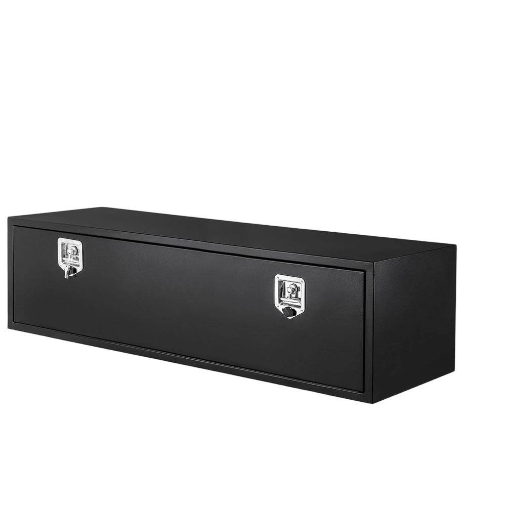 Heavy Duty Weather-Resistant 60 in.W Black Steel Underbody Truck Tool Box,Truck Bed w/Lock and Keys price history on PriceWatchPro