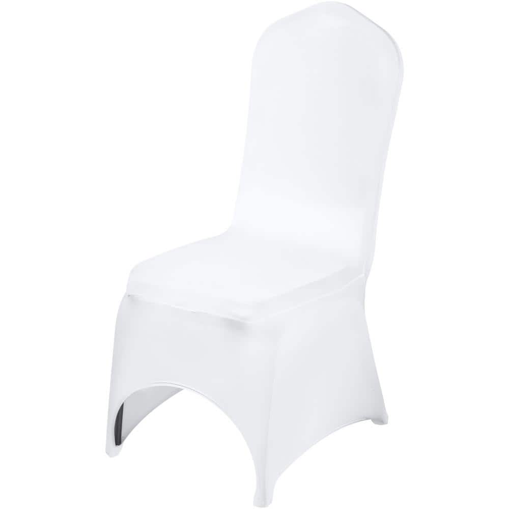 100 Piece White Chair Covers Polyester Spandex Chair Cover Stretch Slipcovers price history on PriceWatchPro