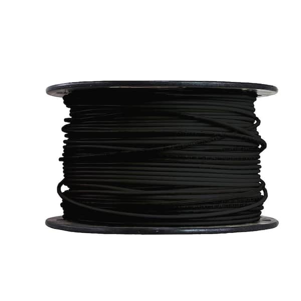 Southwire 22973201 Thhn 10 Gauge Building Wire, Stranded Type, Black, 500  Ft - Pkg Qty 2