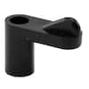 Prime-Line L 5720 Plastic Screen Clips – 3/16" Offset, Black, 12-Pack With #8 X 3/4" Screws, For Window Screens & Storm Panels