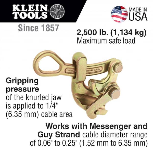 Klein Tools Haven's Cable Grip 0.25-Inch Capacity 1604-10 - The