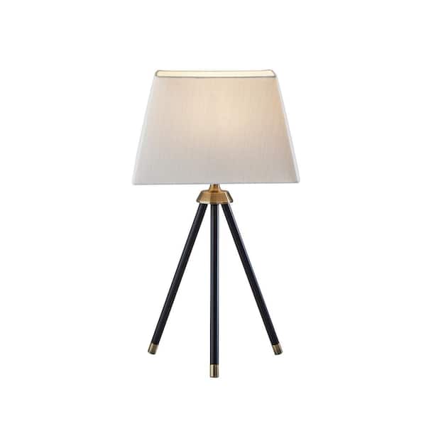 BEAUMONT BLACK & GOLD TABLE/BEDSIDE LAMP 