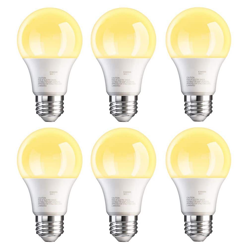 100-Watt Equivalent A19 standard Bulb Shape Non-Dimmable LED Light Bulb 2700K Soft White (6-Pack) price history on PriceWatchPro