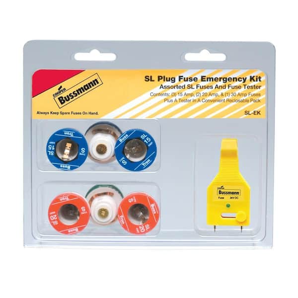 Cooper Bussmann SL Style Plug Fuse Emergency Kit