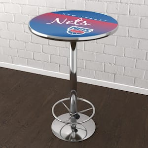New Jersey Nets Hardwood Classics Blue 42 in. Bar Table