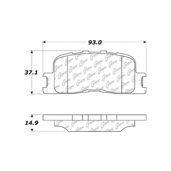 Centric Parts Disc Brake Pad Set