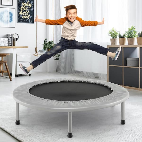 Foldable mini trampoline workout 2024