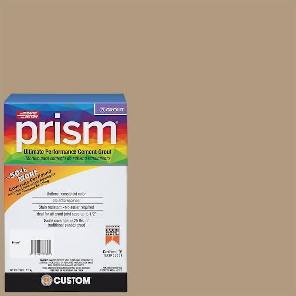 Custom Building Products Prism #186 Khaki 17 lb. Ultimate Performance Grout