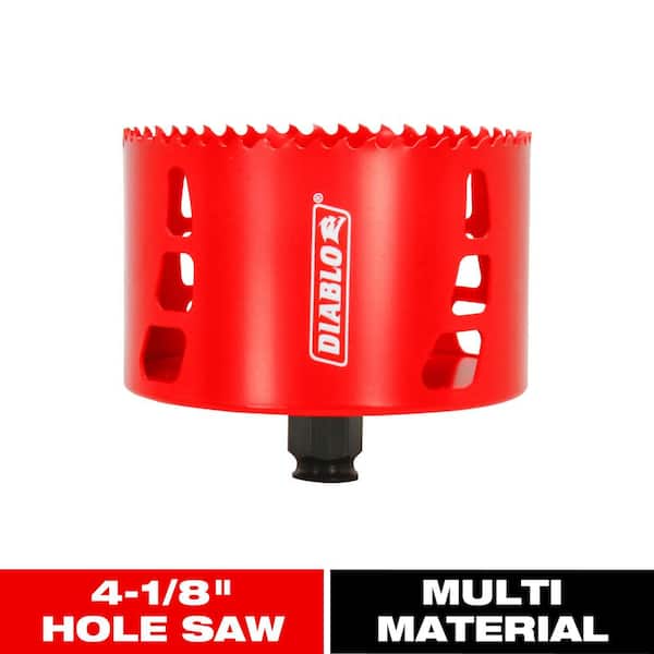 DIABLO 4-1/8 in. Bi-Metal Hole Saw with 2-3/8 in. Cutting Depth