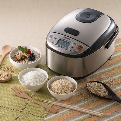 Zojirushi Micom Rice, Steel Cut Oatmeal Cooker and Warmer – Home Depot ...