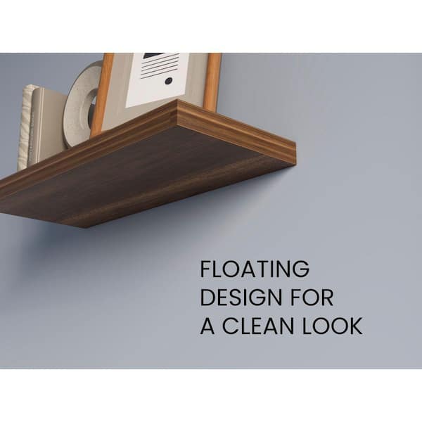 Miscool Avex 31.5 in. W x 9.8 in. D Light Brown Wood Solid