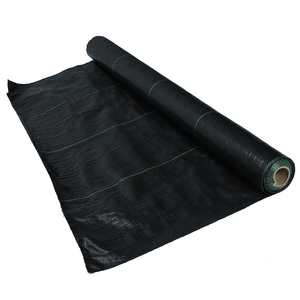 Karl home 6.5 ft. x 300 ft. Polypropylene Landscape Fabric Weed Barrier ...