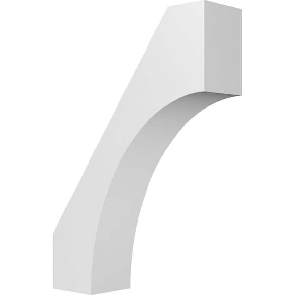Ekena Millwork Westlake 3 in. x 14 in. x 10 in. Architectural Grade PVC Knee Brace