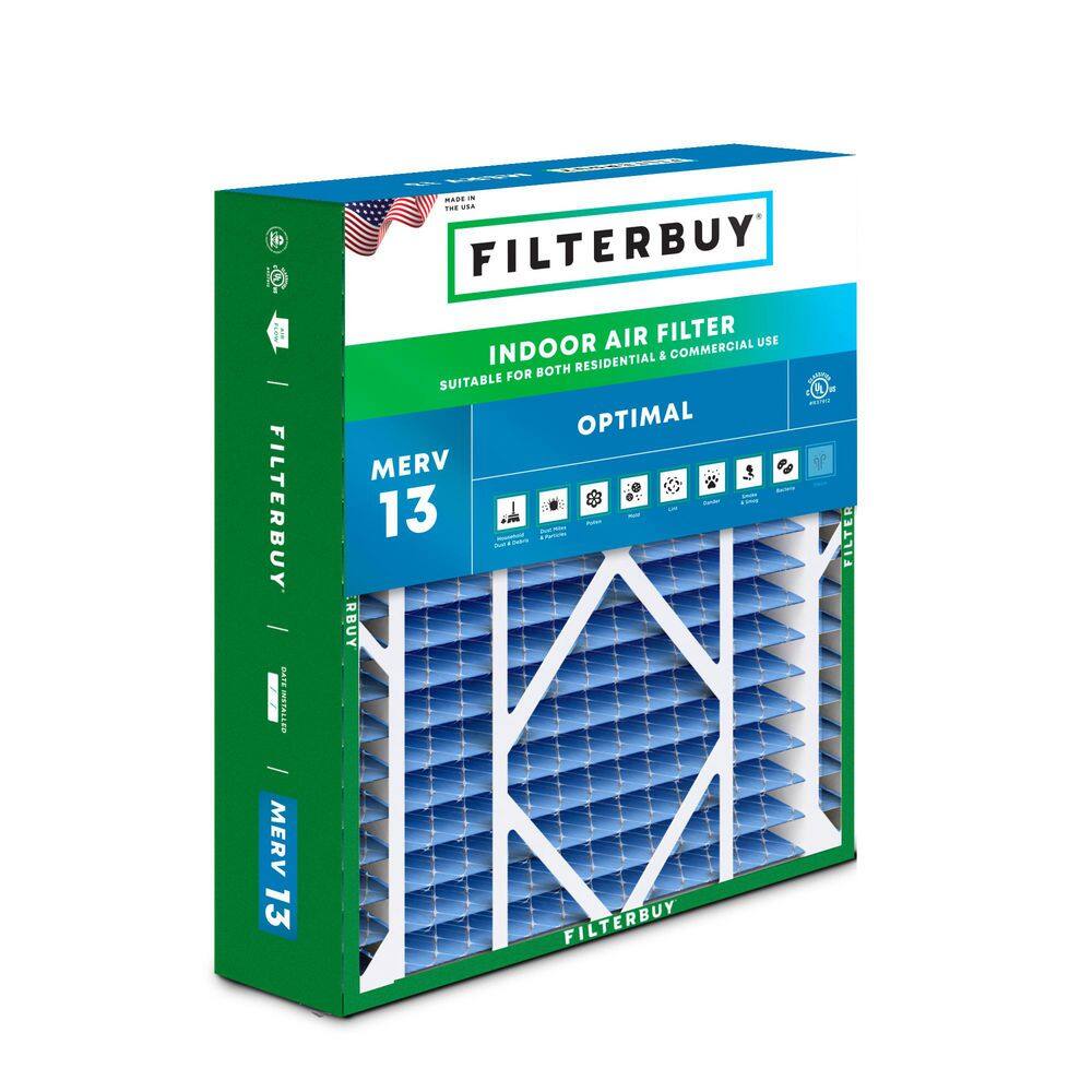 24 in. x 25 in. x 5 in. MERV 13 (FPR 10) Health Defense Pleated HVAC AC Furnace Air Filters for Carrier & More (1-Pack) price history on PriceWatchPro