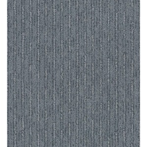 Recognition I - Intercoastal - Blue 24 oz. Nylon Pattern Installed Carpet