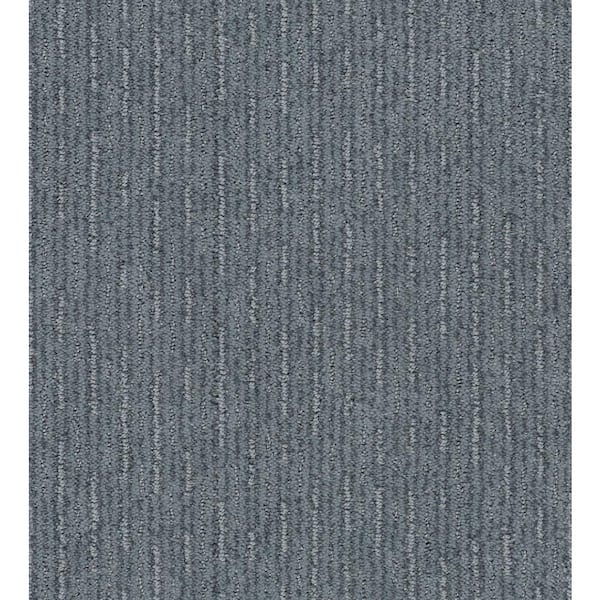Lifeproof Recognition I - Intercoastal - Blue 24 oz. Nylon Pattern Installed Carpet