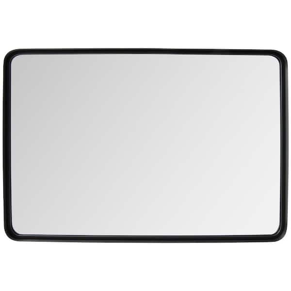 Unbranded 24 in. W x 36 in. H Rectangular Framed Wall Mount Bathroom Mirror with Solid Steel Frame