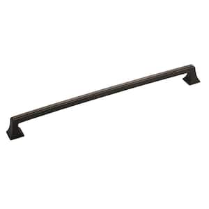 Mulholland 18 in. Center-to-Center Oil-Rubbed Bronze Square Cabinet Appliance Pull