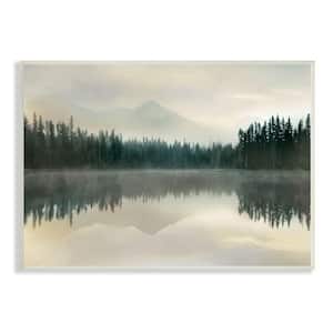 Foggy Lake Forest Landscape Nature Reflection By Danita Delimont Unframed Print Nature Wall Art 13 in. x 19 in.