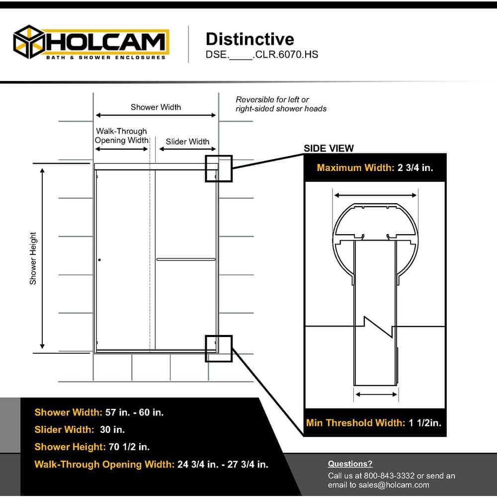 Distinctive Oil Rubbed Bronze Frameless Sliding Shower Door with Clear Glass