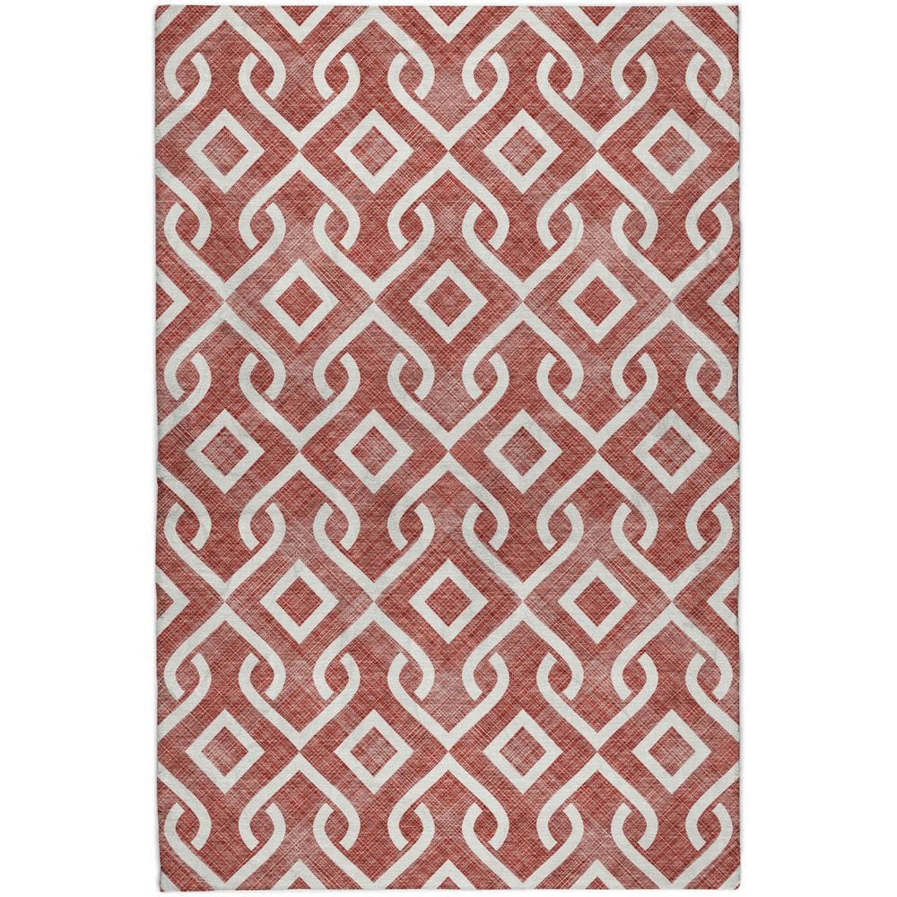 Dream Shag Premium Machine Washable Abstract ADS621 Burgundy 9 ft. x 12 ft. Area Rug price history on PriceWatchPro