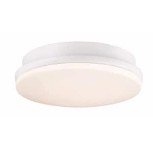 Kute Matte White Ceiling Fan Light Kit