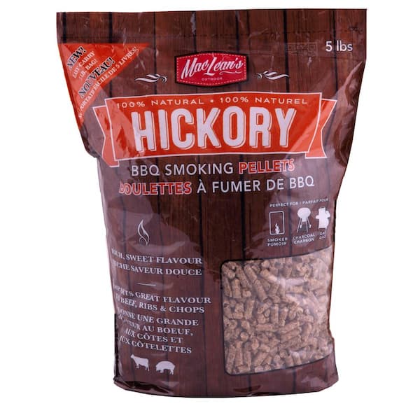 Maclean's OUTDOOR 5 lbs. Hickory BBQ Smoking Pellets