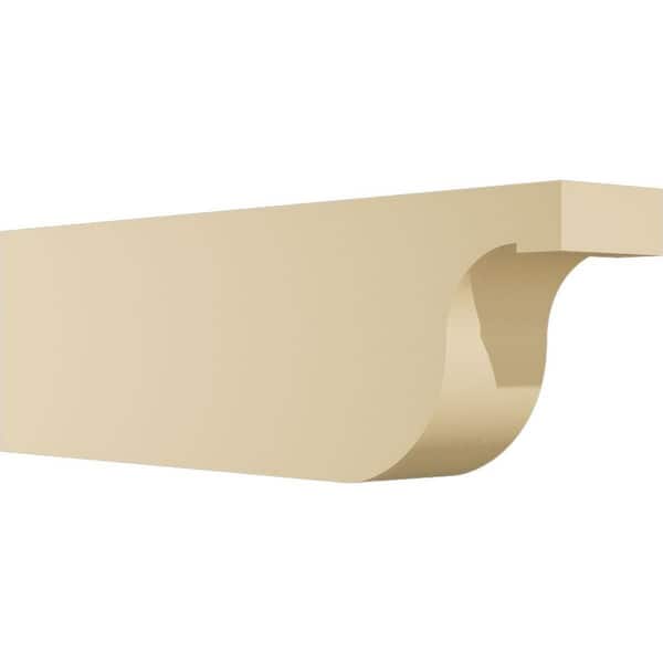 Ekena Millwork Standard Del Monte 3 in. W x 6 in. H x 20 in. D Signature Urethane Rafter Tail Outlooker