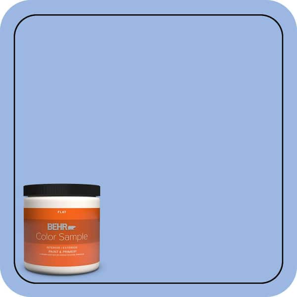 BEHR PREMIUM PLUS 8 oz. #P530-3 Honest Flat Interior/Exterior Paint & Primer Color Sample