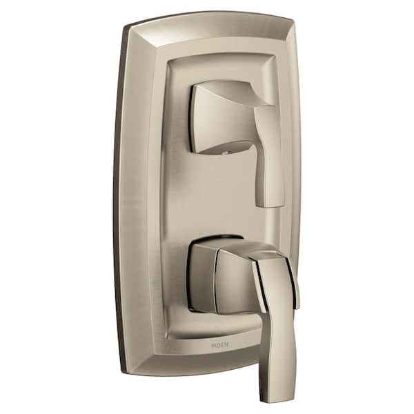 MOEN Voss M-CORE 3-Series 2-Handle Shower Trim Kit with Integrated Transfer Valve in Brushed Nickel (Valve Not Included)