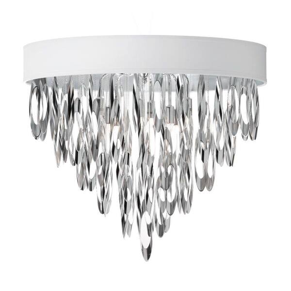 Filament Design Catherine 4-Light Polished Chrome Flush Mount