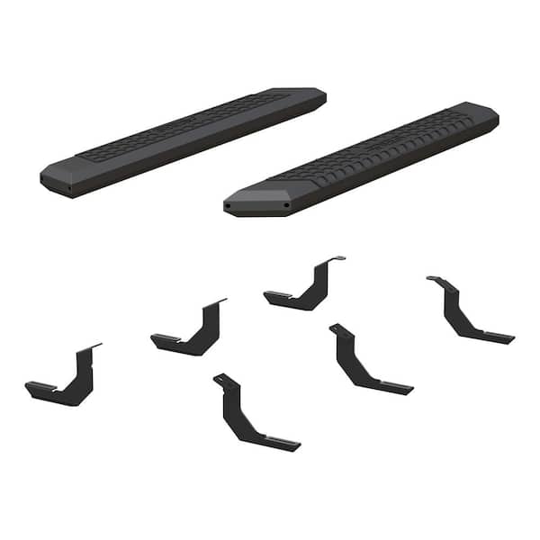 Aries AdvantEDGE Black Aluminum 53-Inch Truck Running Boards, Select Toyota Tundra