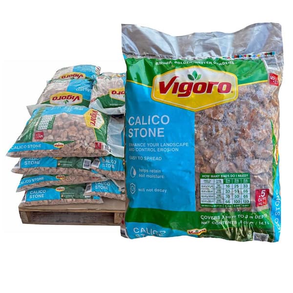 0.5 cu. ft. Calico Stone Landscape Rock (32 Bags/16 cu. ft./Pallet)