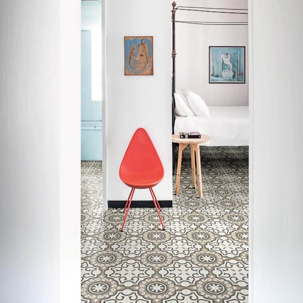 D_Segni Parisian Sand Blend 8 in. x 8 in. Glazed Porcelain Floor and Wall Tile (10.32 sq. ft./Case)