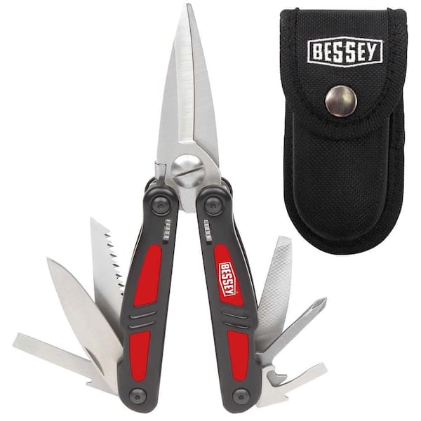 BESSEY 7-in-1 Multi-Tool with Belt Pouch