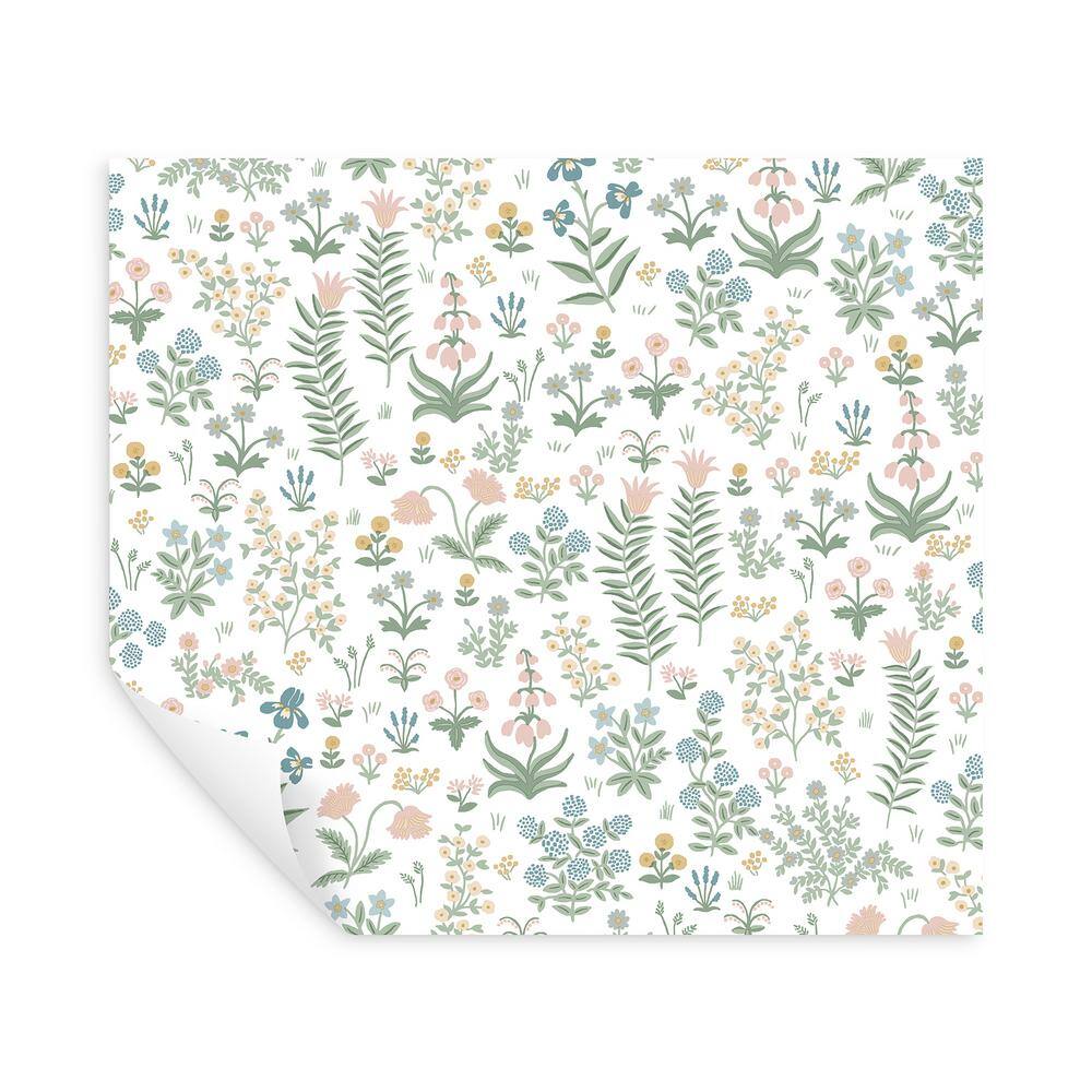 Menagerie Garden Multicolor Floral Peel and Stick Wallpaper