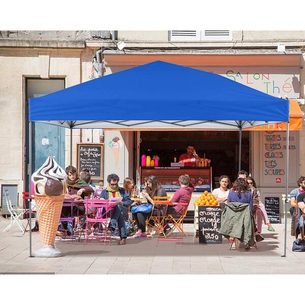 ABCCANOPY 12 ft. x 12 ft. Blue Instant Pop Up Canopy Tent Outdoor