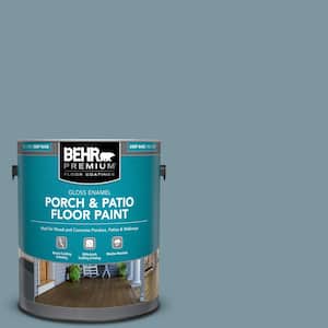 1 gal. #530F-5 Waterscape Gloss Enamel Interior/Exterior Porch and Patio Floor Paint