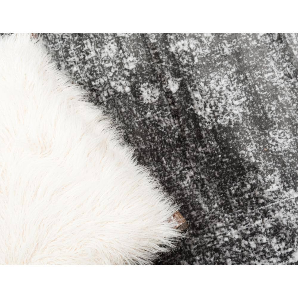 Casino Sofia Dark Gray 9' x 12' Rectangular Synthetic Area Rug