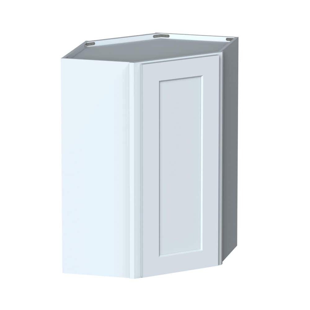 24 in. W x 12 in. D x 36 in. H Plywood Ready to Assemble Corner Wall Kitchen Cabinet in Dove Gray Full Overlay Design price history on PriceWatchPro
