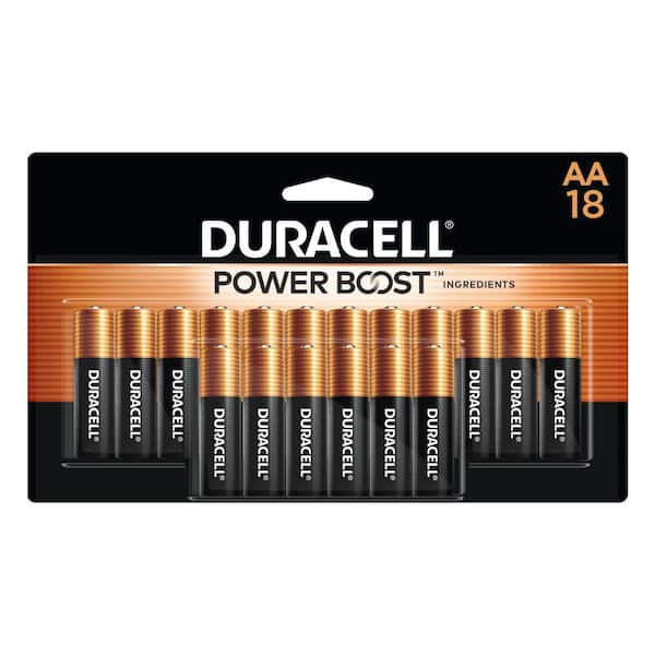 Duracell Coppertop Alkaline AA Batteries (18-Pack), Double A Batteries