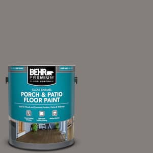 1 gal. #PPU18-17 Suede Gray Gloss Enamel Interior/Exterior Porch and Patio Floor Paint