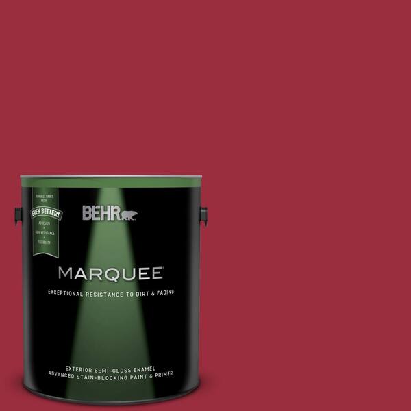 BEHR MARQUEE 1 gal. #UL100-5 High Drama Semi-Gloss Enamel Exterior Paint and Primer in One