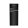 Frigidaire 7.2 cu. ft. Retro Top Freezer Refrigerator in Black with Chrome Handle and Trim EFR789-BLACK-6COM