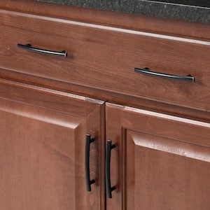Nimes Collection 3 3/4 in. (96 mm) Brushed Oil-Rubbed Bronze Traditional Cabinet Bar Pull