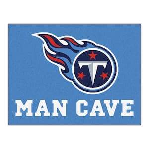 Tennessee Titans Blue Man Cave 3 ft. x 4 ft. Area Rug